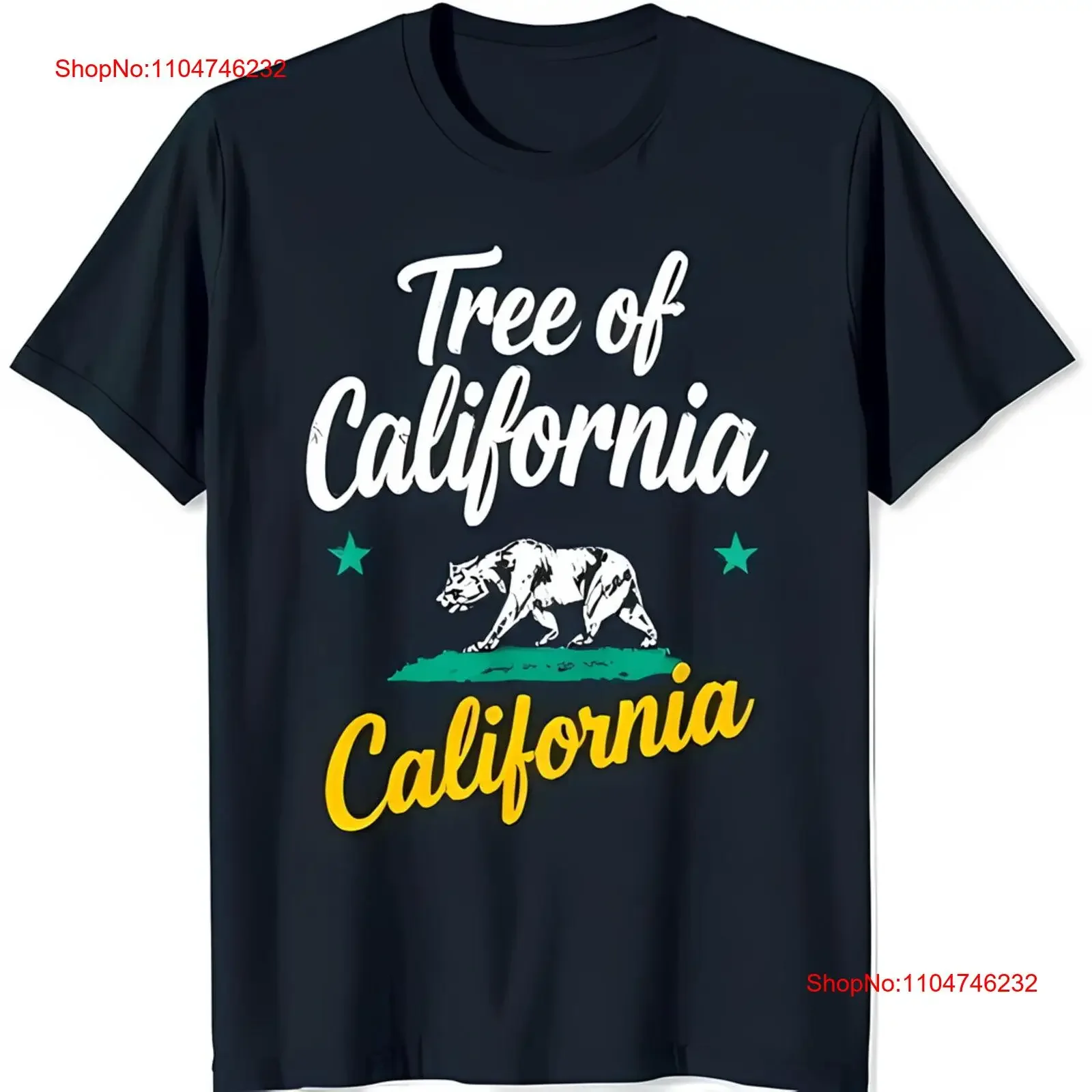 Stilvolles schwarzes T-Shirt mit auffälligem Brustbär in Green Field, verwaschenes Vintage-Oberteil für den Alltag, lässig, weich, leicht modisch