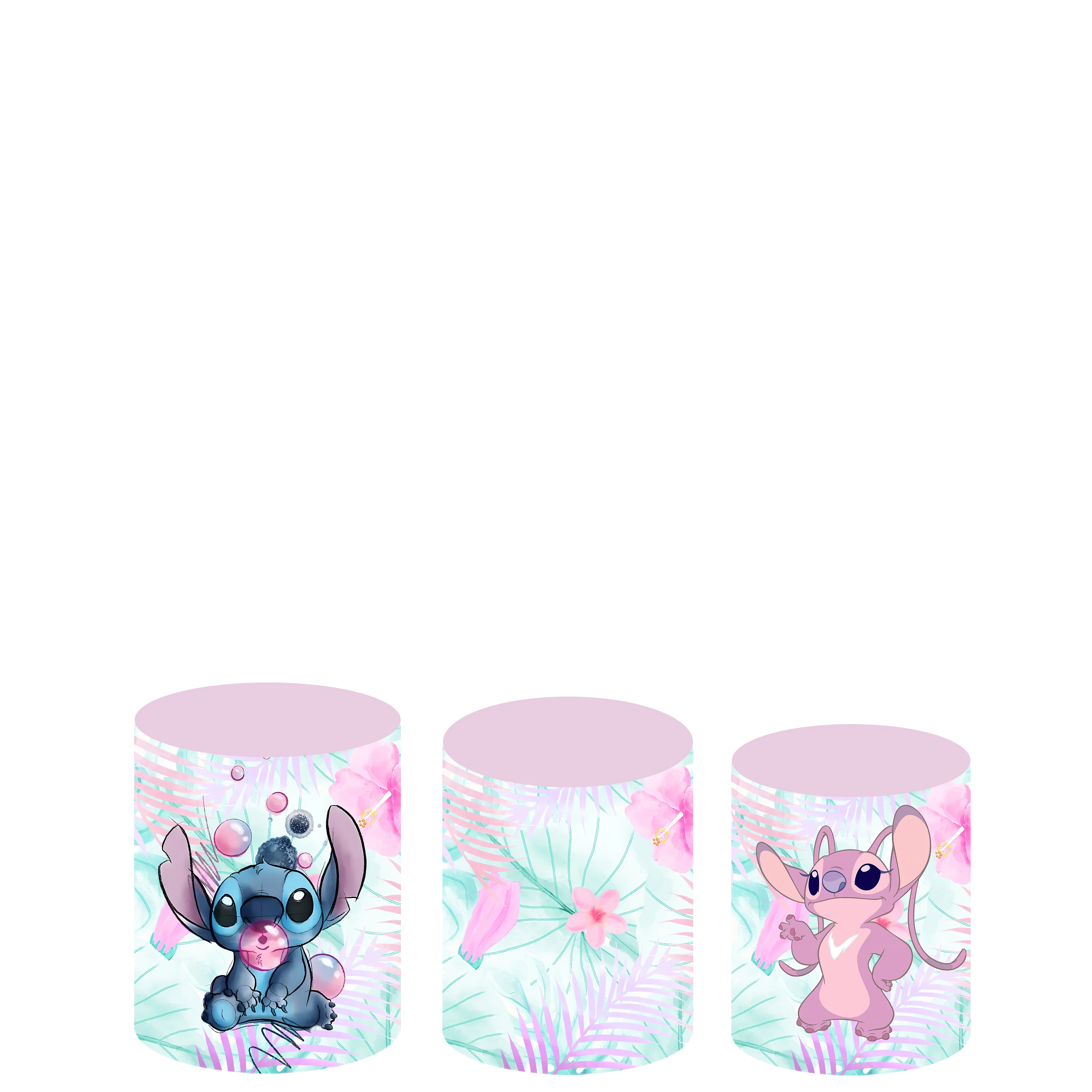 خلفيات تصوير مستديرة من ليلو وغرزة ، خلفيات تصوير كرتون ، رقص هاواي هولا ، حفلة أعياد ميلاد للأطفال ، أغطية طيارة ، استوديو تصوير