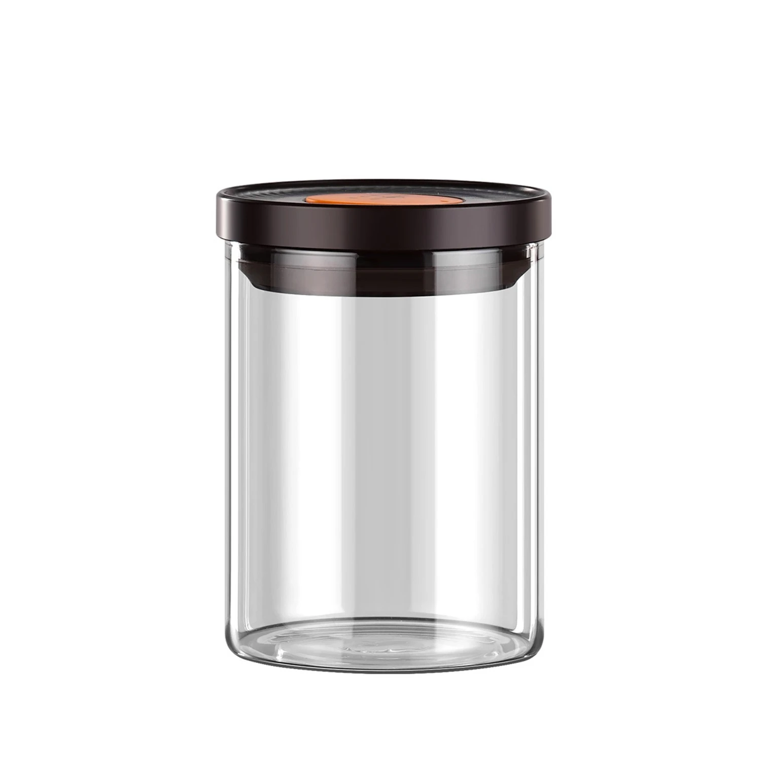 LFGB Certificate High Hardness Borosilicate Glass Exhaustible Well Sealed Nuts Container for Tea Dry Cargo Jar Kitchen Accessory