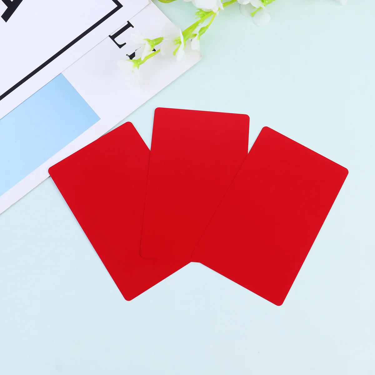 

Aluminum Business Cards Bright Red Marking DIY Engraver Printable Color Name