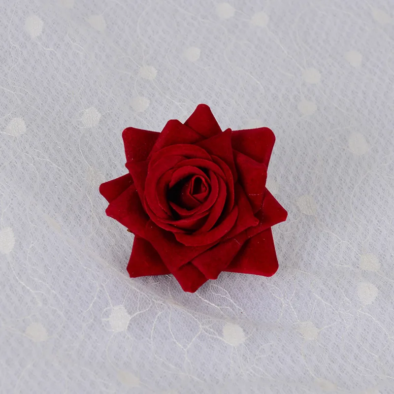 

20pcs Beautiful Rose Flower Hair Clip Pin Up Flower Brooch for Party Travel s Wedding Festival