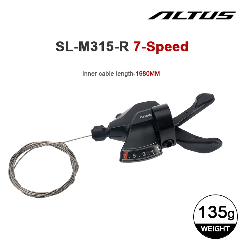 Altus SL-M315 Bike Shifter Lever 3x7/8 Speed 3S 21S 24S Shifter Trigger Rapid Fire Plus Shifter Cable MT200 M315 palanca cambios