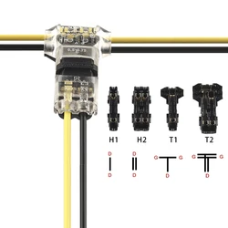 Mini Wire Cable Snap In Universal Compact Wire T Tap Quick Splice Wiring Connector Connections Joiners Auto Plug Accessories