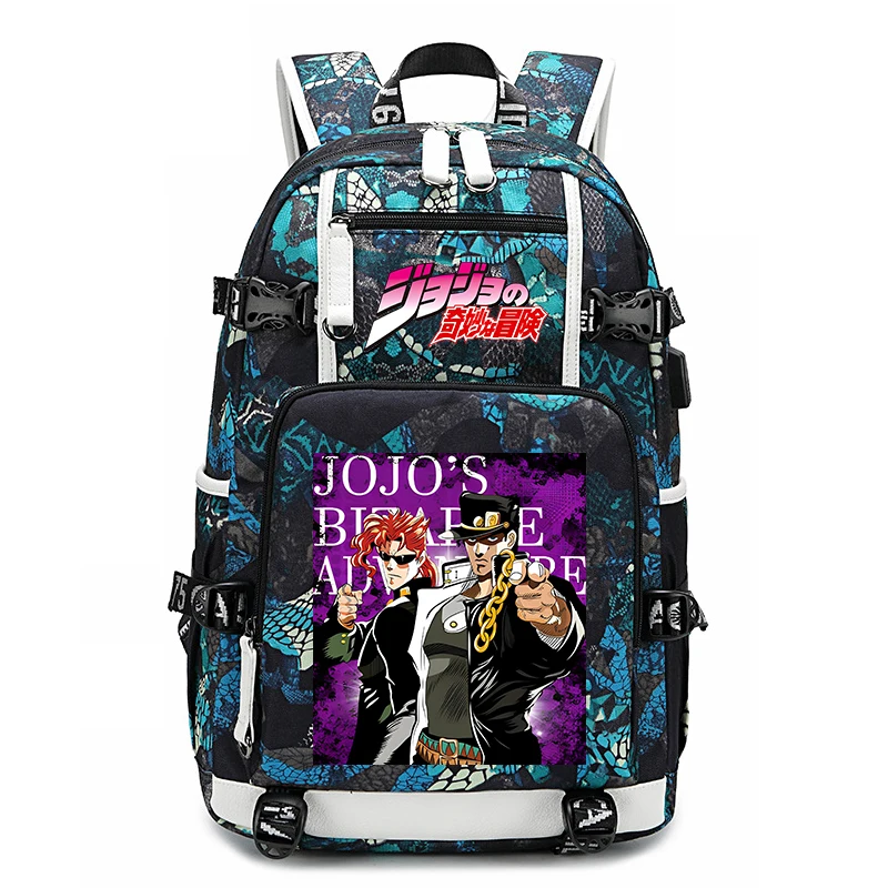 Jojo Bizar Avontuur Anime Student Schooltas Grote Capaciteit Rugzak Outdoor Reistas Kinderen Terug Naar School