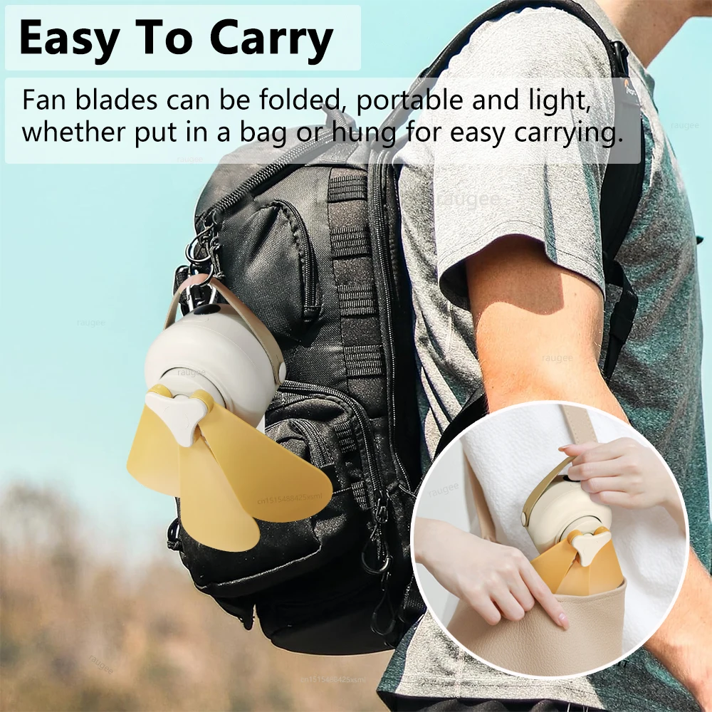 مروحة سقف محمولة لاسلكية 7200 مللي أمبير في الساعة USB قابلة لإعادة الشحن للتخييم مع جهاز تحكم عن بعد وإضاءة للخيمة