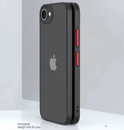 For iPhone 16e Case For iPhone 16e SE4 Cover Coque Shell Matte Translucent Hard PC Soft TPU Edge Phone Fundas iPhone 16e