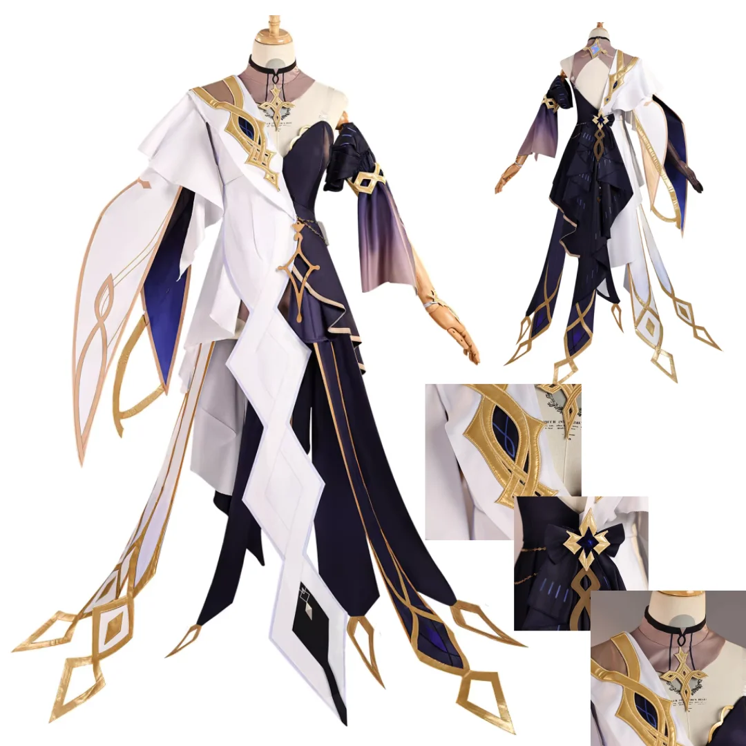 

Game Genshin Impact Rhinedottir Naberius Cosplay Costume Outfis Rhinedottir Naberius Cosplay Costume Props