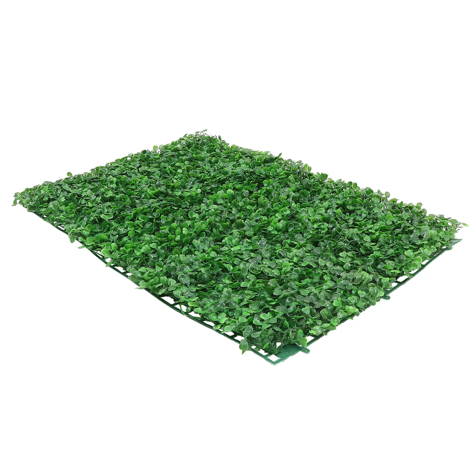 

Faux Plant Wall Panel Plastic Turf Fake Grass Backdrop Panel Interlocking Connectors Easy Apply for Outdoor Indoor Garden Fence