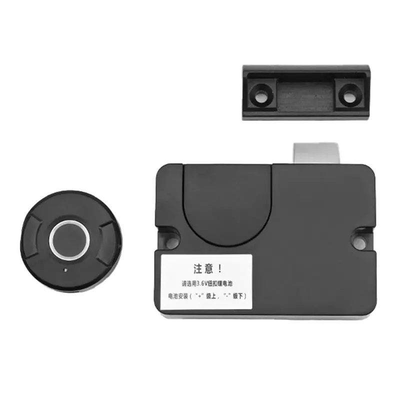 AA73 Keyless Electric Fingerprint Cabinet Drawer Lock Smart Fingerprint Cabinet Drawer Cupboards Door Lock Biometric Electric Lo