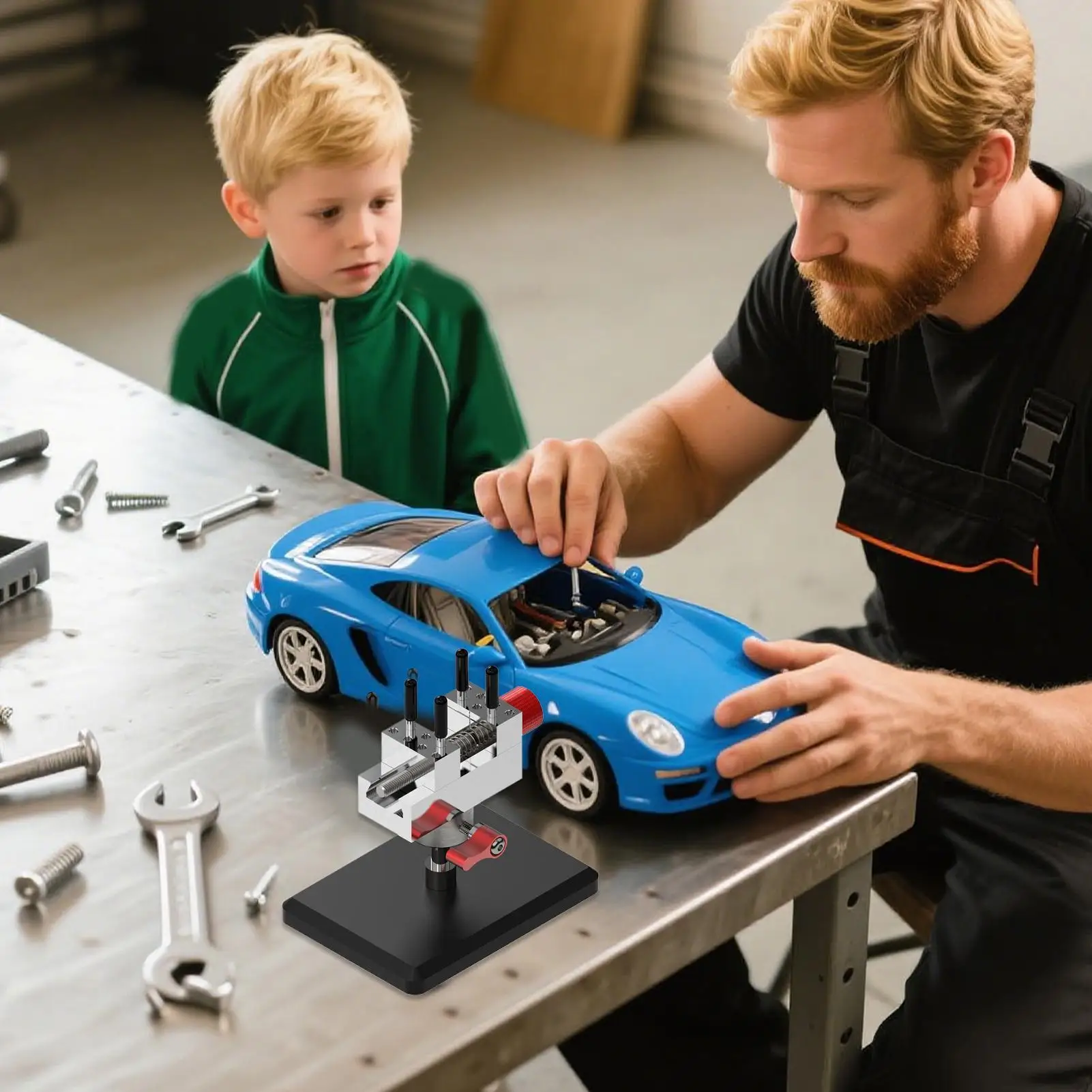 نموذج ملزمة صغيرة صنع الملحقات مقعد صغير ملزمة المشبك للهواة صانعي المجوهرات عشاق الحرف اليدوية إصلاح الفنانين #2