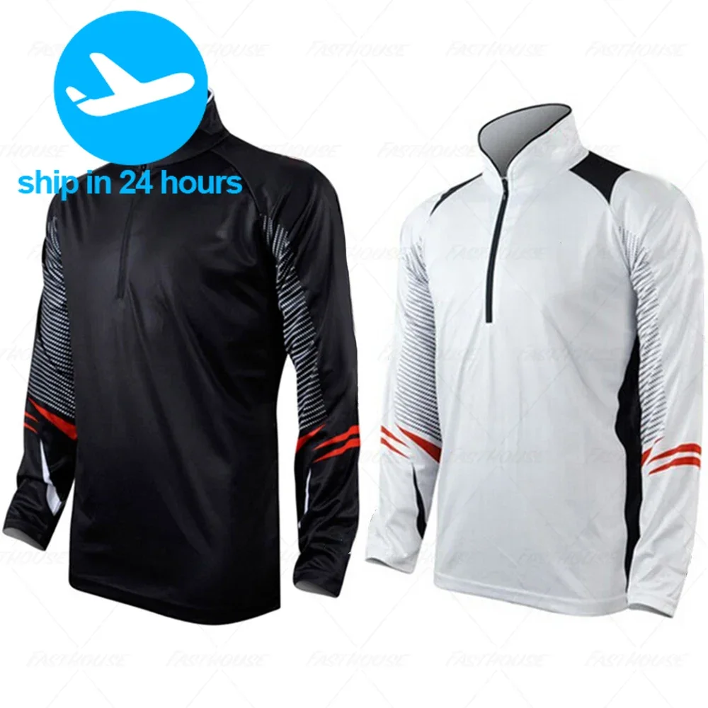 

2025 Fishing Shirt Hoodie Long Sleeved T-shirts Sun Protection Fishing Clothing Breathable Anti-UV Suit Fishing Shirts