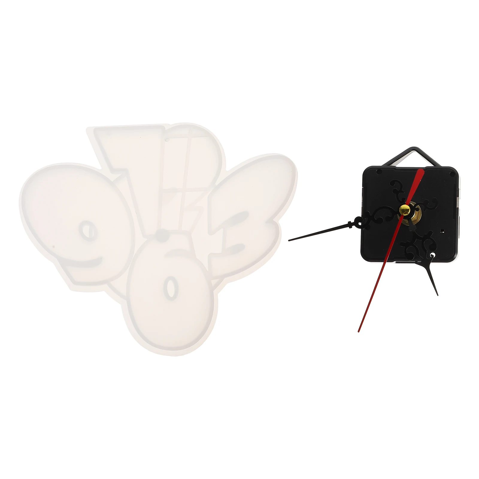 

Clock Mold Creative Decoration Decorate Ornament DIY Handicraft Resin Silicone Silica Gel for Round