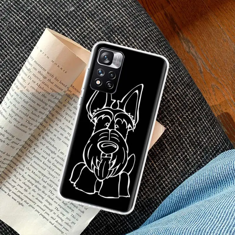 Westie Scottie Scottish Terrier Phone Case For Xiaomi Redmi Note 13 14 Pro Plus 5G 12 12C 9 9T 9C 9A 8A 8 10C 10A 10 K60 K70 Pro