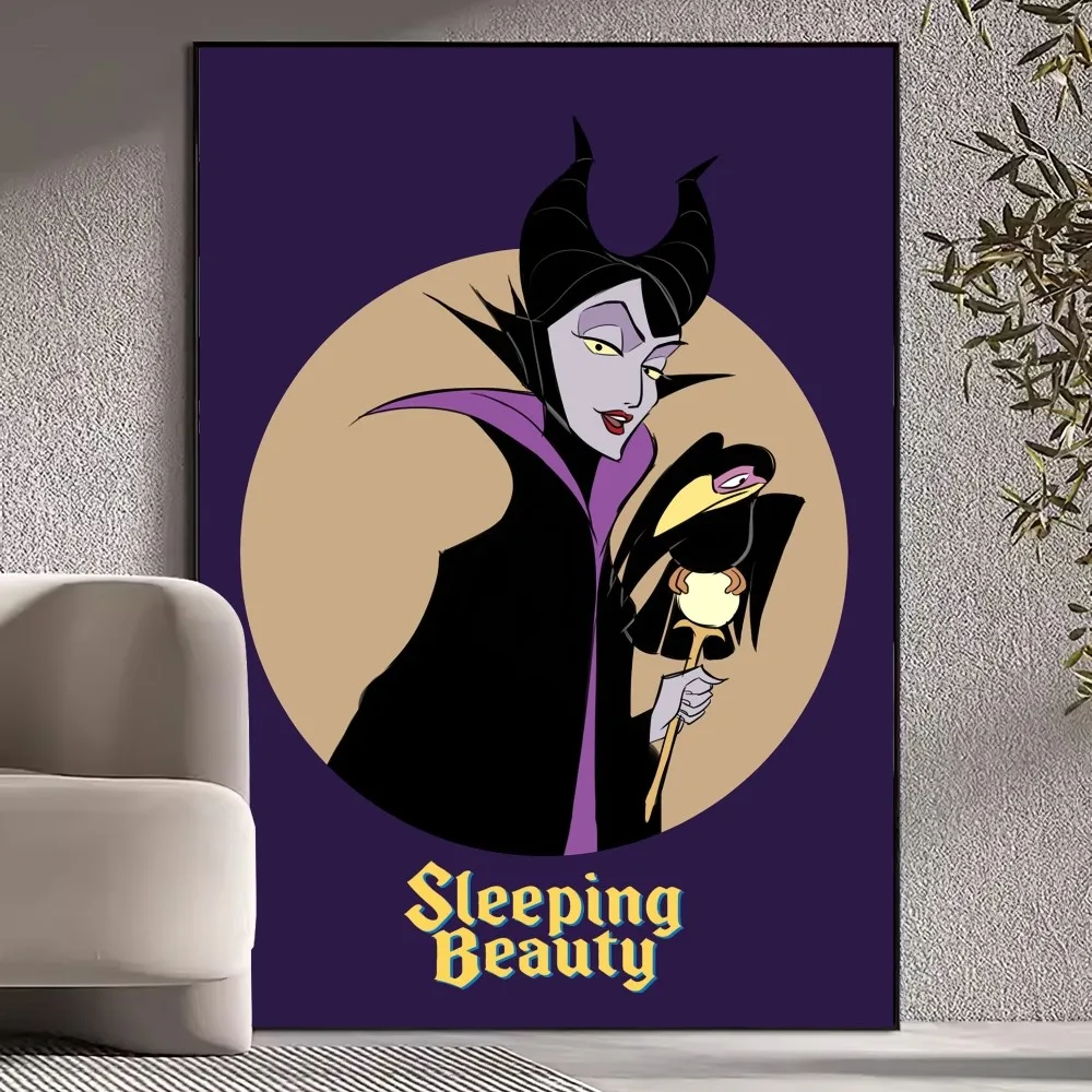 MINISO Disney Villain Cartoon Poster Prints Wall Pictures Living Room Home Decoration