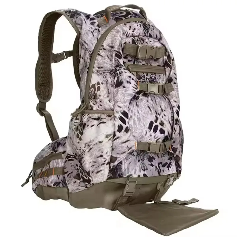 Custom Camouflage Outdoor Backpack Waterproof Durable Quick‑Release Rucksack For Hiking Camping Travel Activities