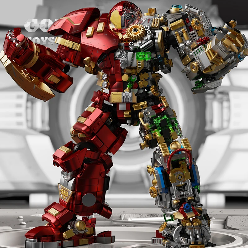 Super Mecha Robot MOC briques figurines d'action jouets armure guerrier héros mécanique blocs de construction modèle 3D adulte garçon enfants cadeaux