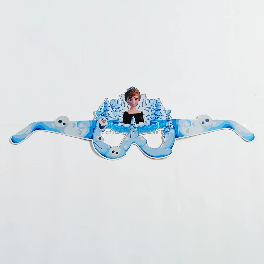 8Pcs/Set Frozen Elsa Anna Halloween Kids Masks Eyewear for Boys Cosplay Mask Christmas Gifts Birthday Party Costume For Kid