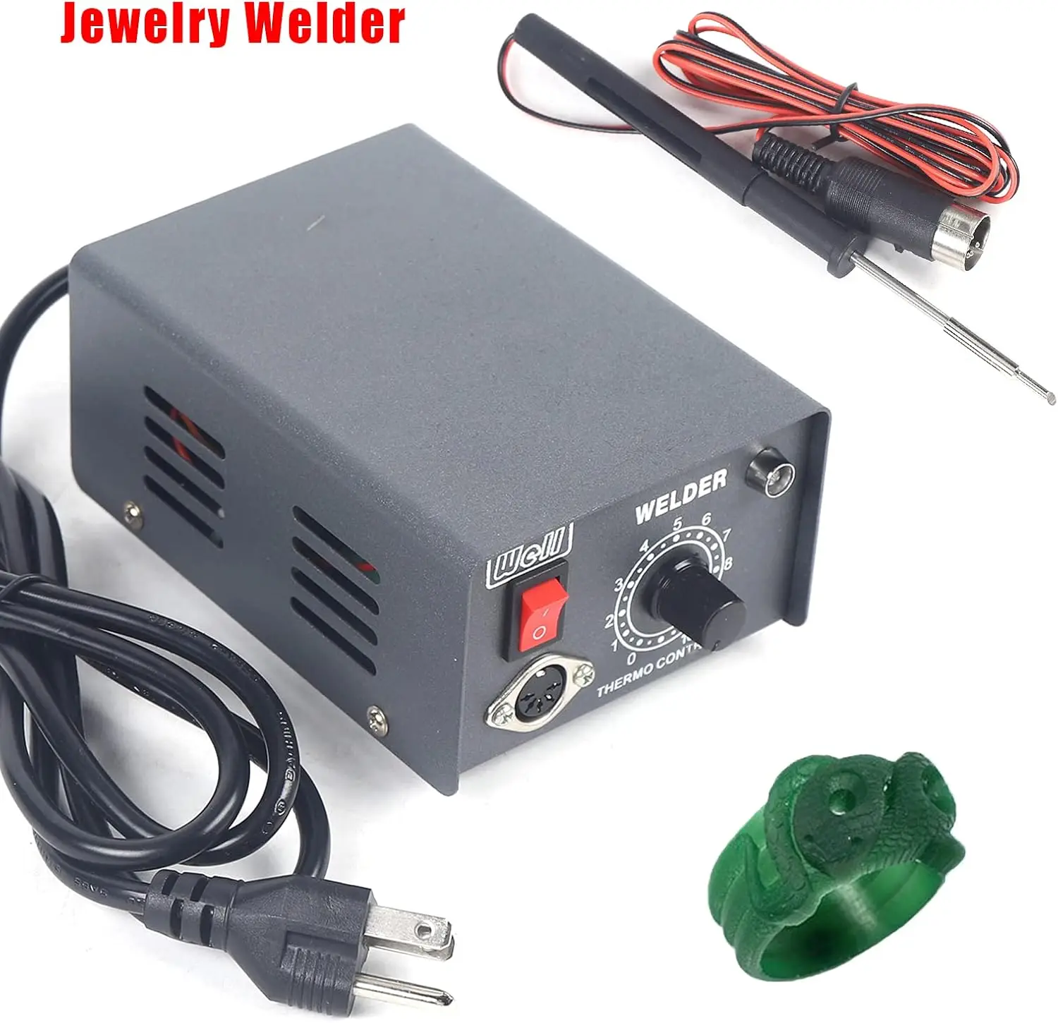 Electric Jewelry Wax Welder Soldering Machine W/ Welding Wax Pen Tool Set 0~370℃ Jewelry Making Equipment 110V Welding Machine