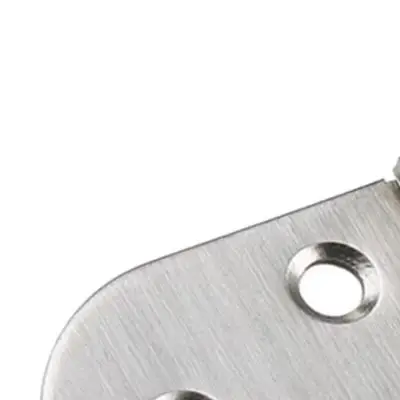 Folding Hinge for Tables Chests Drawers and Wardrobes with Flush Mount Compatibility and Stainless Steel Resistance