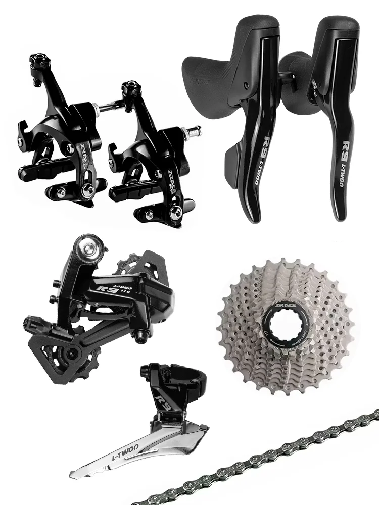 AliExpress LTWOO R9 2x11 speed, 22s Road 8Kit, ZRACE Brake + Cassette + Chains + Shifter + Rear Derailleurs + Front Derailleurs, 5800,R7000