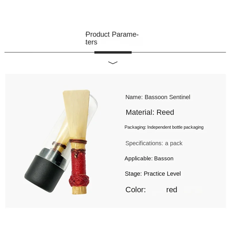 AA75-2X Bassoon Reeds, Bassoon Reed, Whistle, Bassoon Mouthpiece, Musical Instrument Accessories, Bassoon Accessories