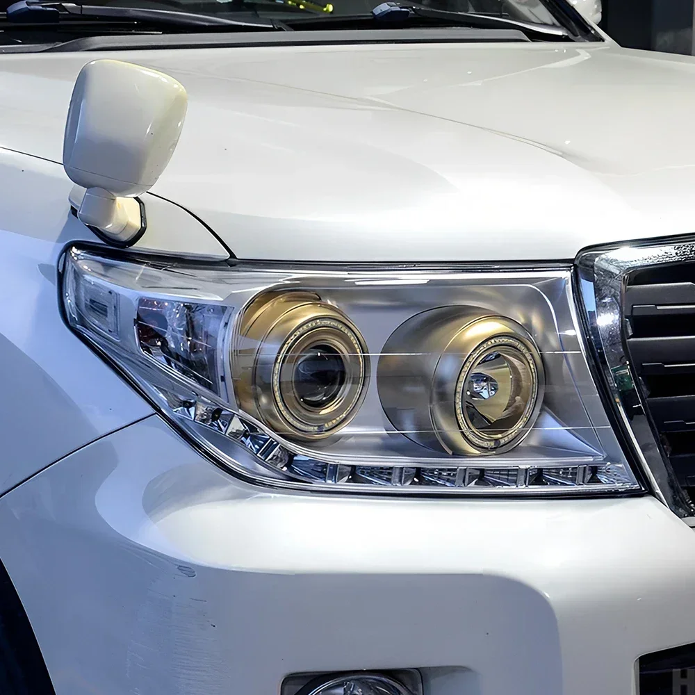 Car Front Lamps for Toyota Land Cruiser 2007-2015 Led Auto Headlights Assembly Upgrade Projector Lens Hot Sale Tool Accessories