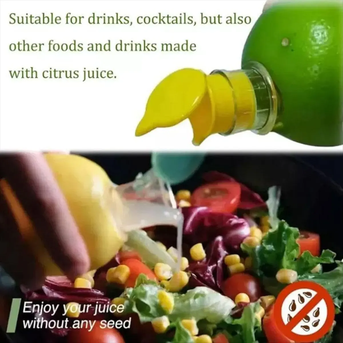 

ESTR Manual Citrus Juicer,Efficient Orange and Lemon Squeezer with Juice Sprayer, Ideal for Fresh Fruit Juices