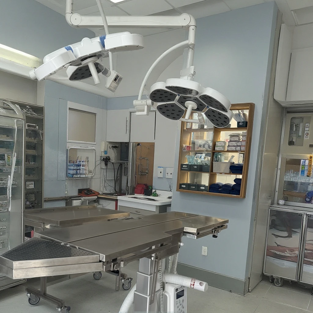 TX04-LED5 Vet Surgical Light Ceiling Mounting Operation Light Exam Lamp LED Surgery Shadowless Lamp