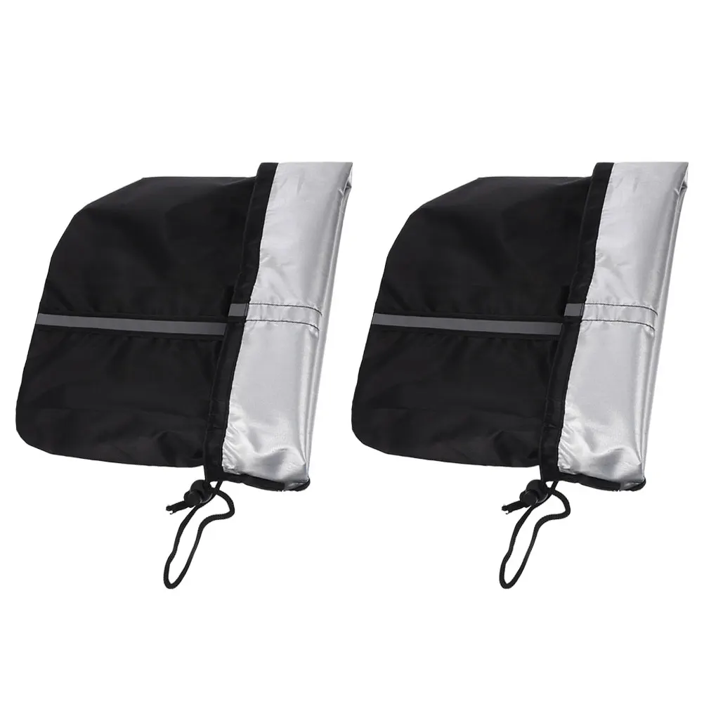 

2Pcs Car Side Mirror Rearview Dust Covers Oxford Cloth Protective Covers Scratch Proof Durable All Season Use Side Mirror Cover