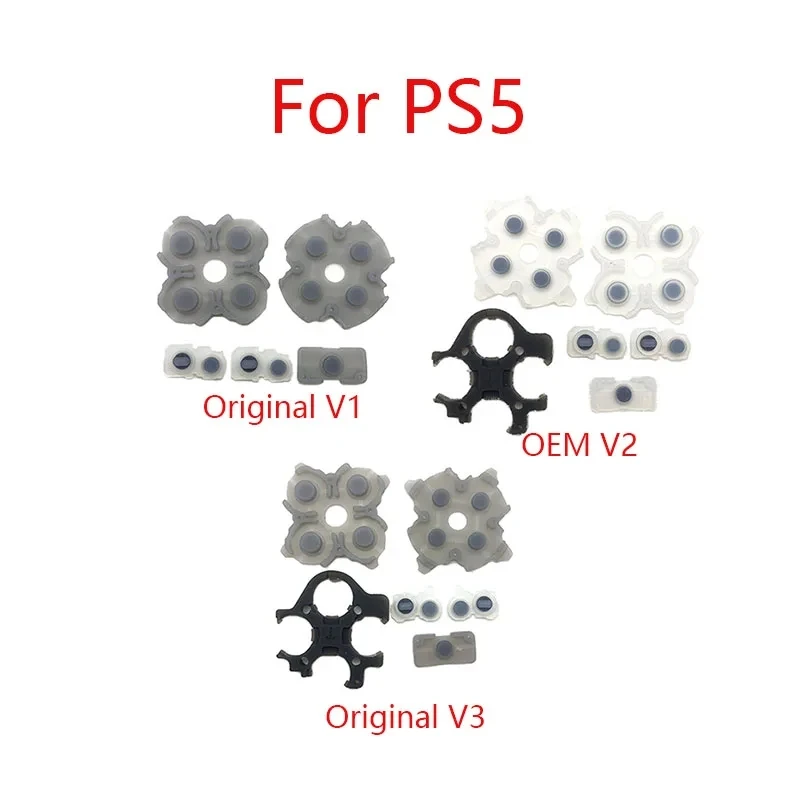 300set Conductive Rubber Pads For PS5 V1 V2 V3 Controller Buttons , Contact Rubber Conductive Silicone Rubber