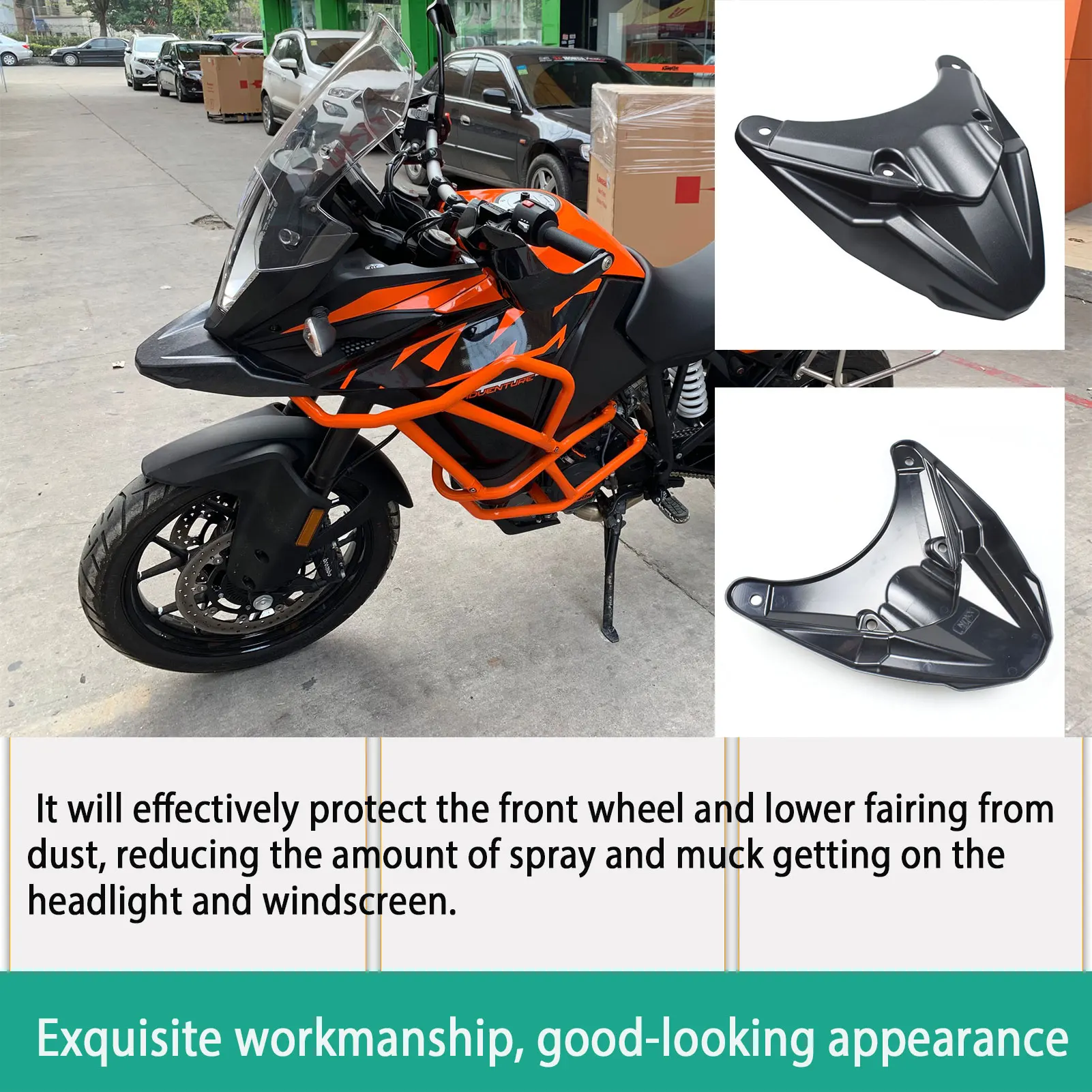 

For KTM 1190 Adventure ADV Beak Nose Cone Extension Cover Motorcycle Front Fender Mudguard Extender Cowl 1190ADV Accessories