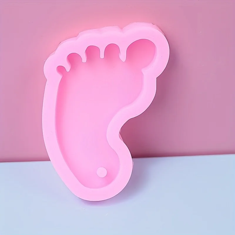 1 piece, silicone mold for foot keychain, drip glue creative keychain, silicone mold for foot keychain