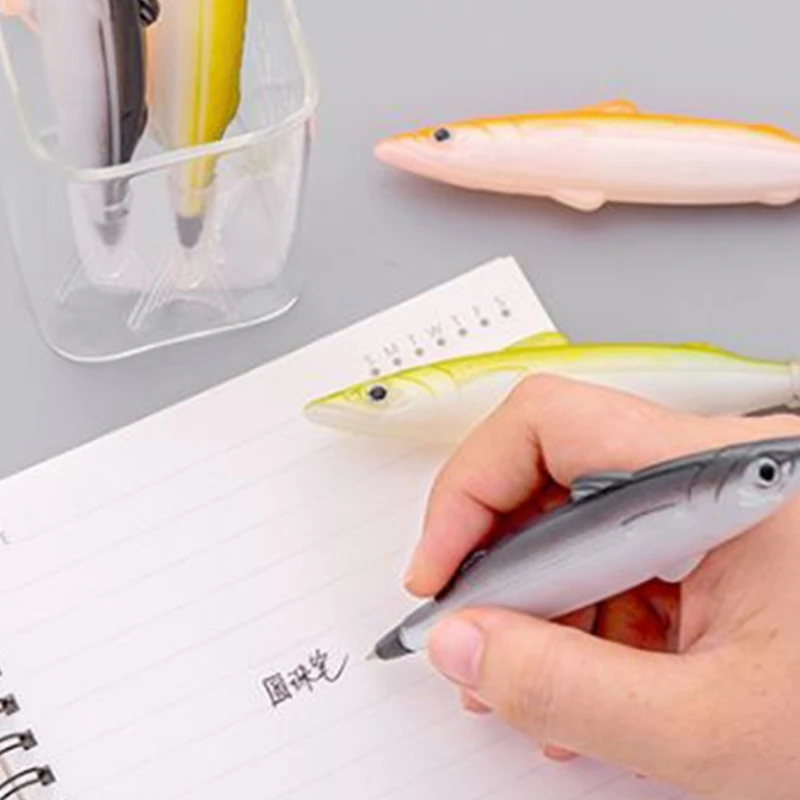 Neuartiger Kugelschreiber, Fisch-Kugelschreiber, lustiger Schreibstift für Studenten, Klassenbelohnung,