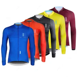 New Men Cycling Jersey Spring Autumn Racing Downhill Jersey Tops Long Sleeve MTB Bike Bicycle Shirts Quick Dry Maillot Ciclismo