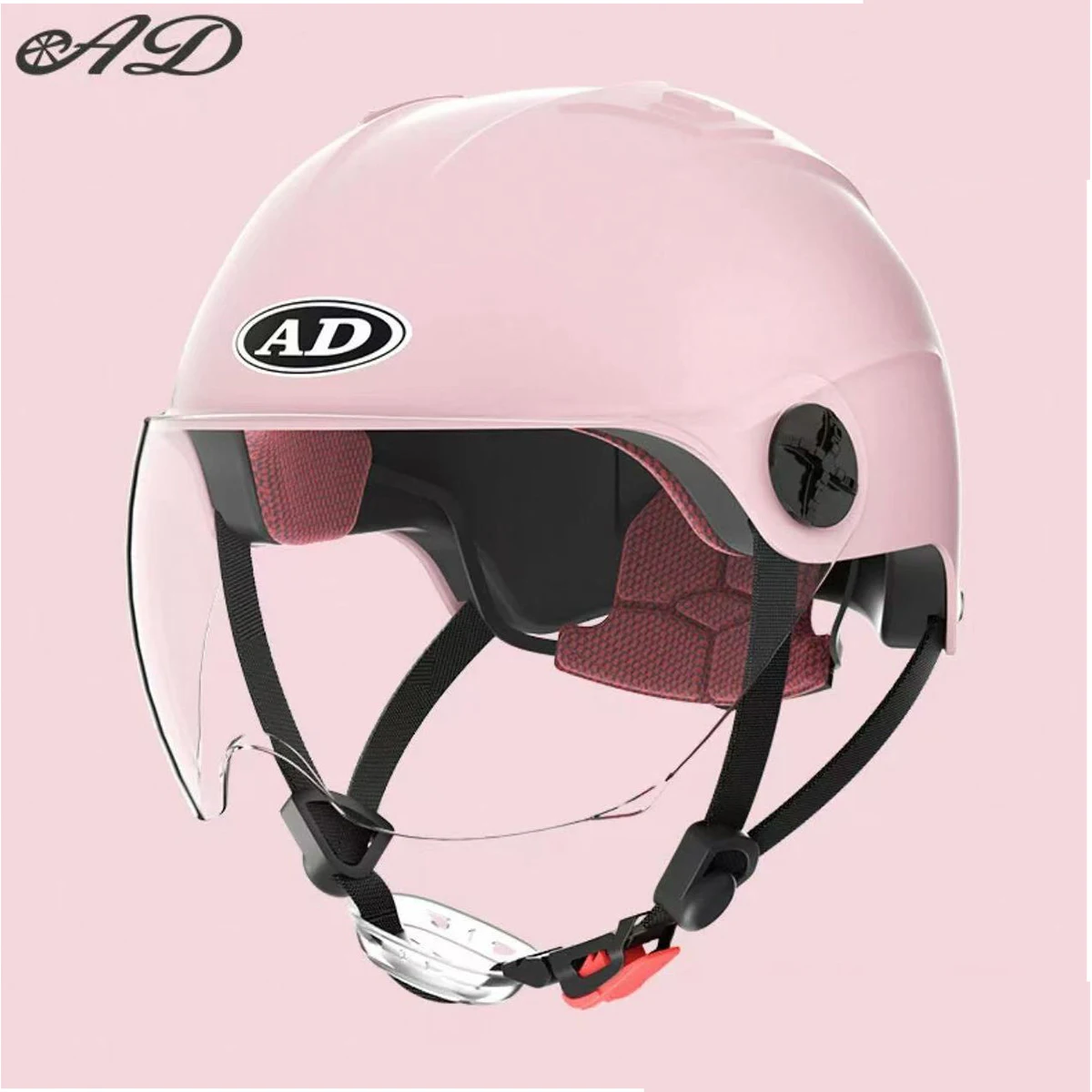 Most Popular ABS Material Half Face Motorcycle Retro Helmet Custom Design with Comfortable Cycling Helmet AD Factory Wholesale