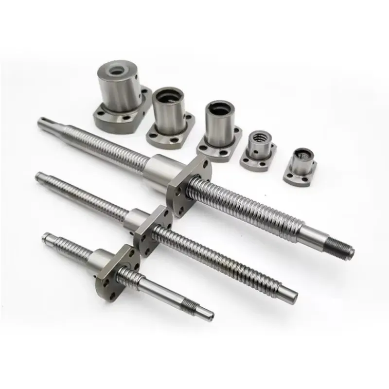 Customizable Size SFK1002 Ball Screw Set with Ballnut And Nut  C5 Precision Machined End BK/BF08 Coupler for Automation Equipmen