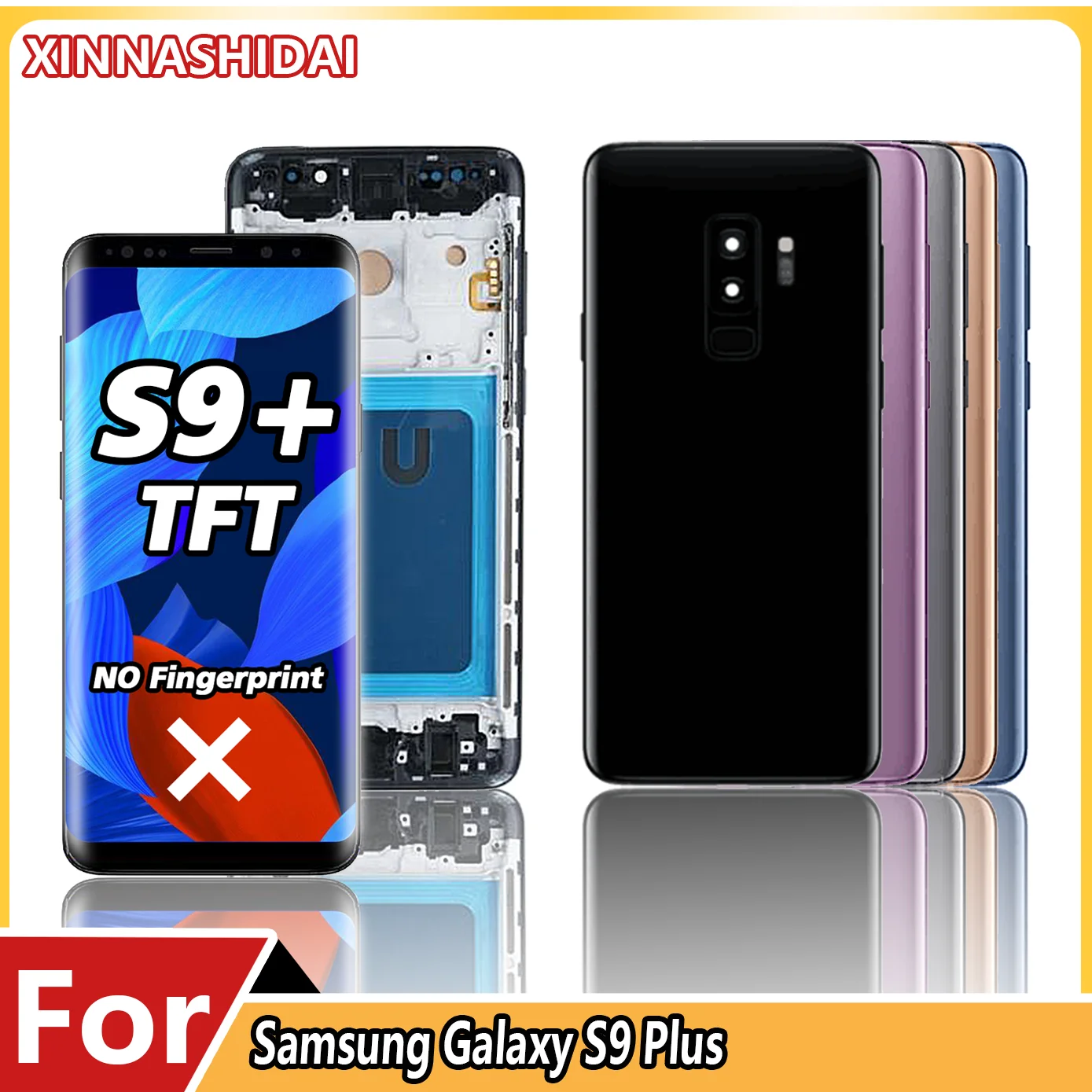 TFT Quality New S9Plus LCD for Samsung S9 Plus LCD Display Touch Screen Digitizer with Frame For Samsung S9+ tft  lcd