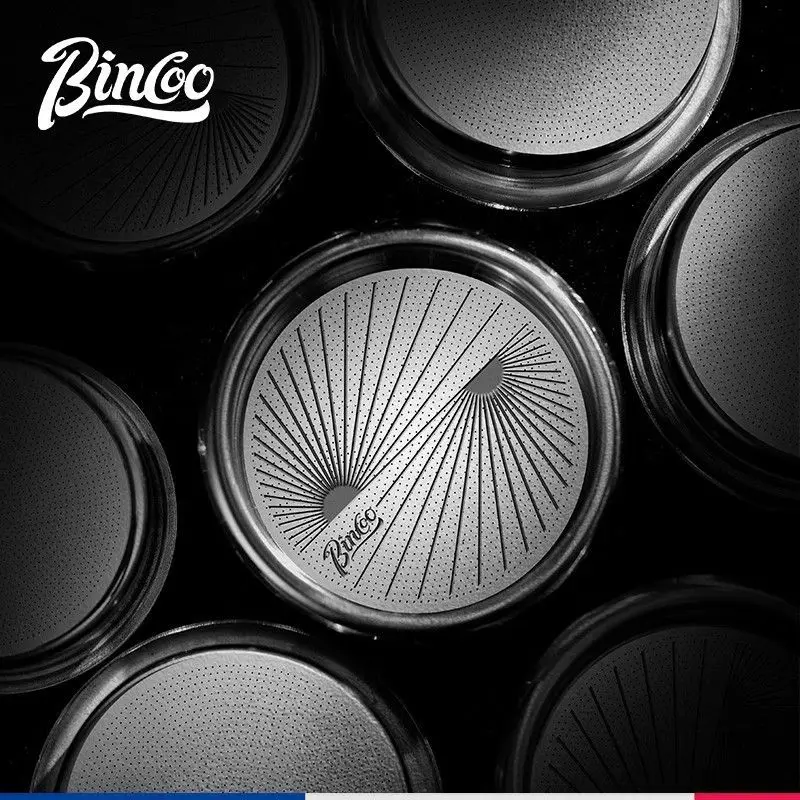 

Прецизионная миска для порошка Bincoo, аксессуар для ручки для эспрессо, 51/58, универсальная двойная миска для кофейного порошка