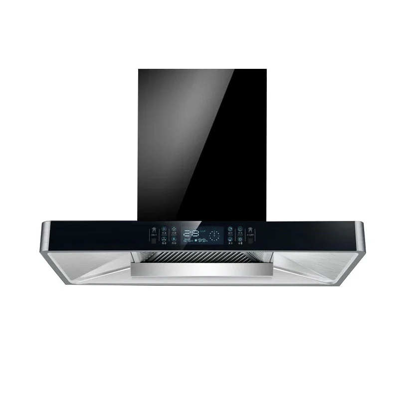 

Range Hood Home Kitchen Touch Type Top Suction Type Automatic Cleaning Range Hood Gas Stove Package 900*580*450mm