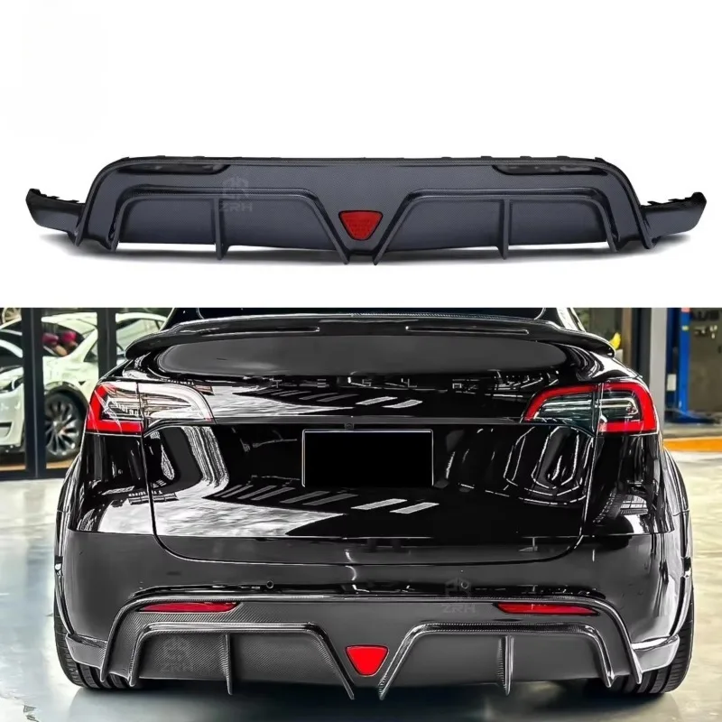 

CMST Style Carbon Fiber Rear Bumper Diffuser for Teslas Model Y Carbon Fiber Diffuser