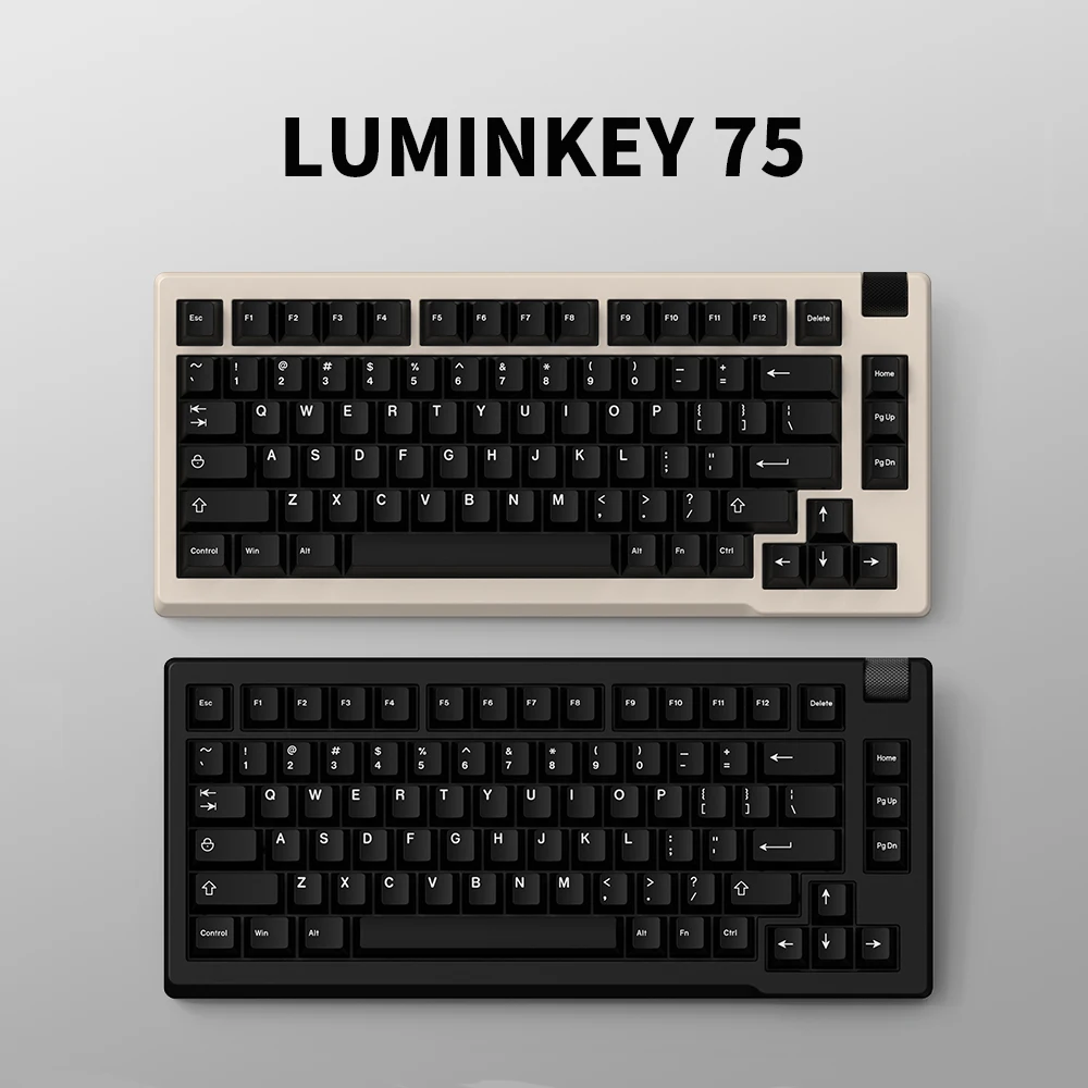 

Luminkey75- 75% Tri-mode Custom Mechanical Keyboard Gaming Keyboard Hot Swappable 81Keys Mac Windows