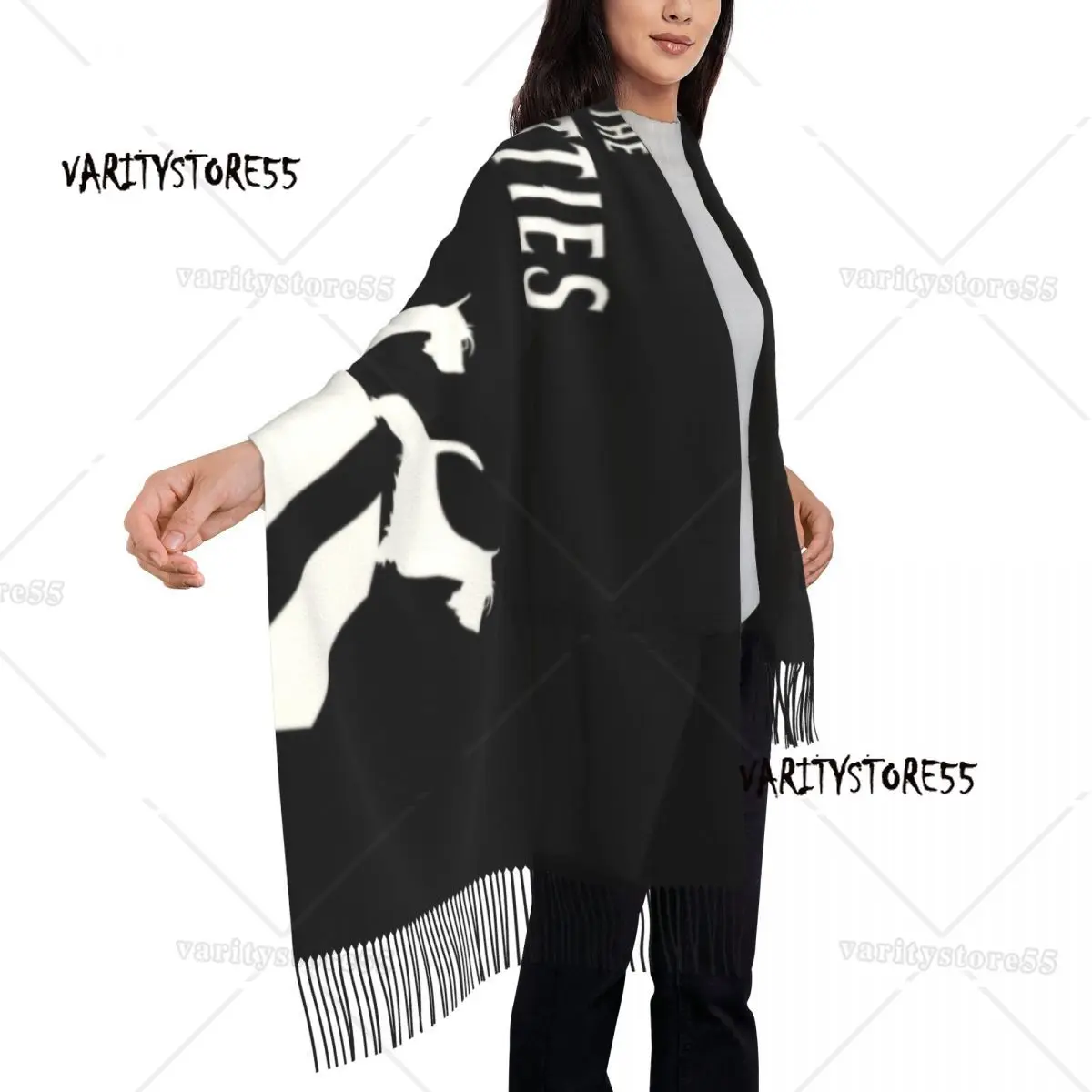 The Scotties Scarf Wrap for Women Long Winter Fall Warm Tassel Shawl Unisex Scottish Terrier Dog Scarves