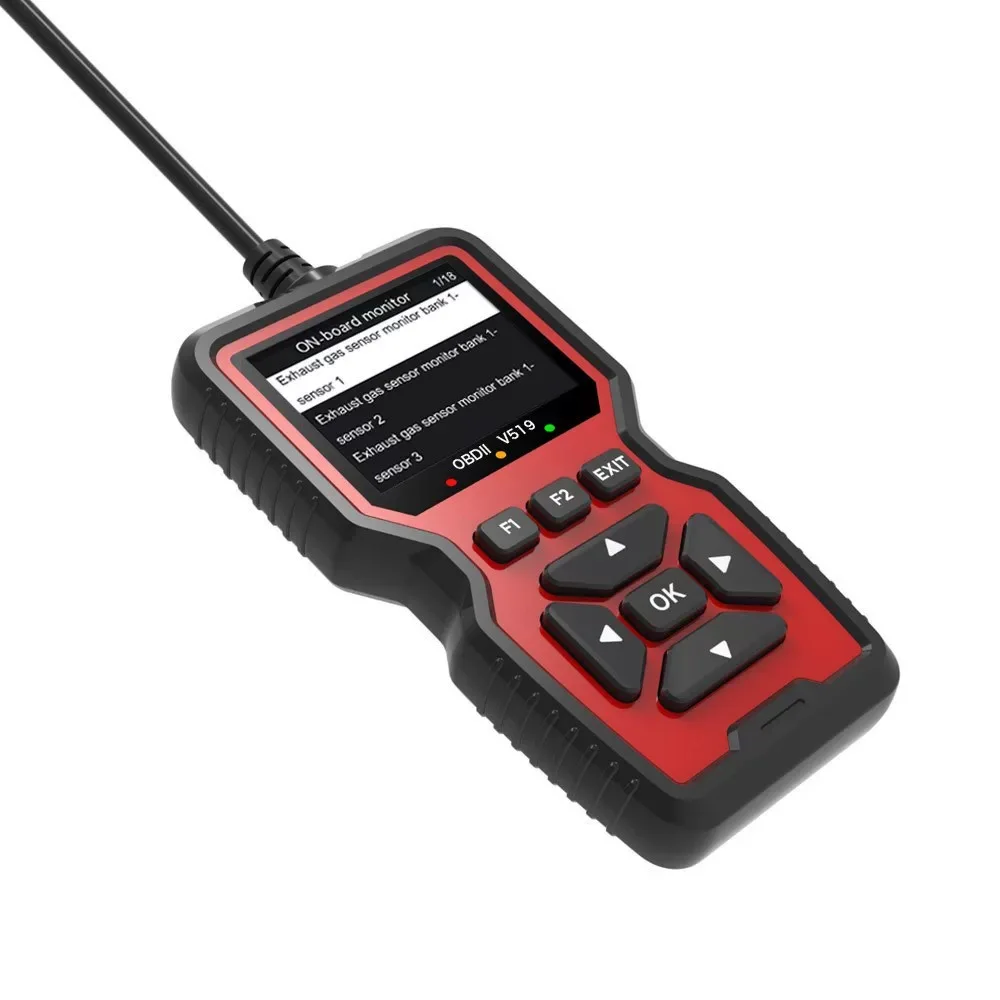 2.8-inch V519 Handheld OBD II OBD2 Scanner Code Reader Diagnostic Tool Professional Vehicles Scan Tools for Cars