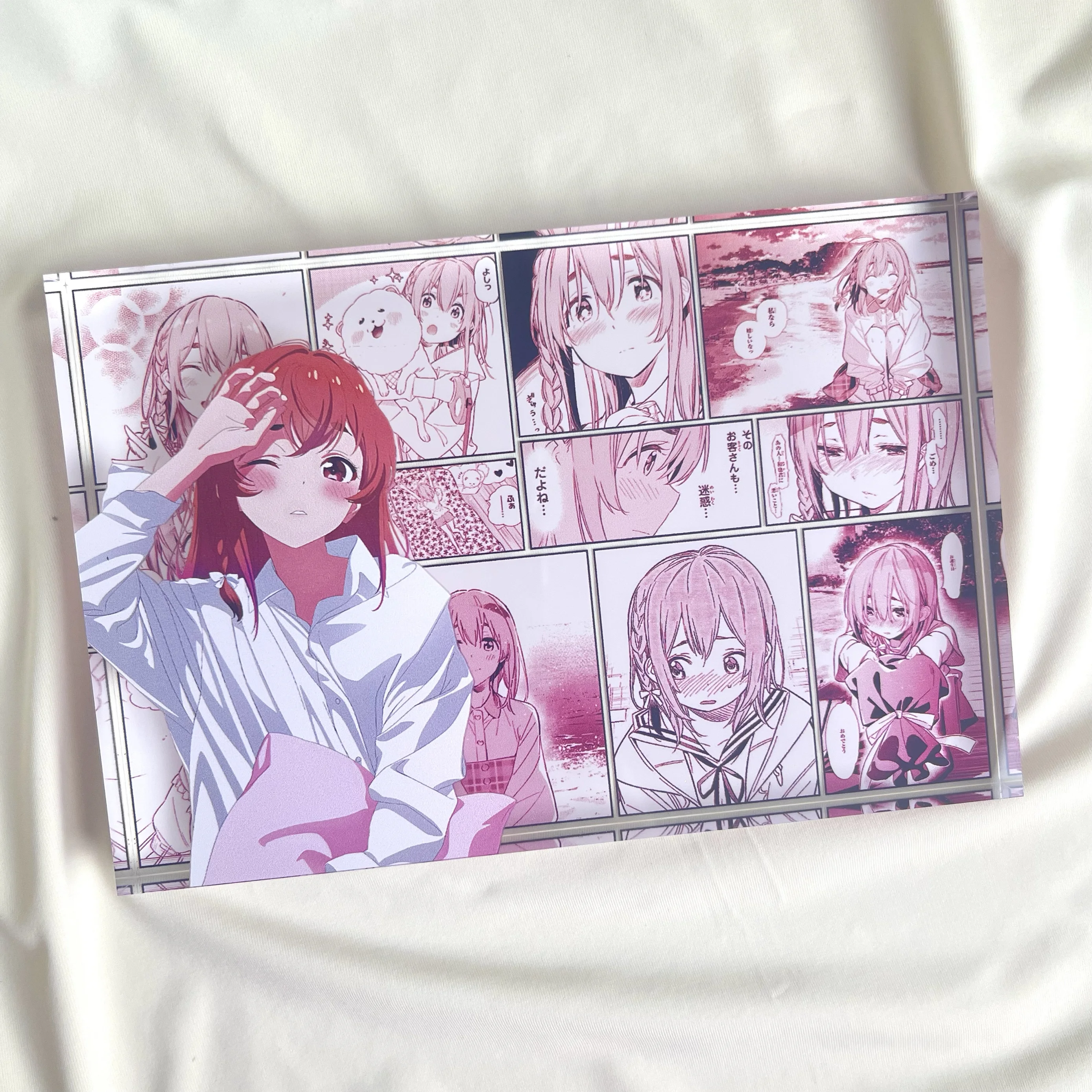 Rent-a-Girlfriend Acrylic Stand Peripheral Products Chizuru Nanami Ruka  Anime Customized High Transparency Acrylic Bricks