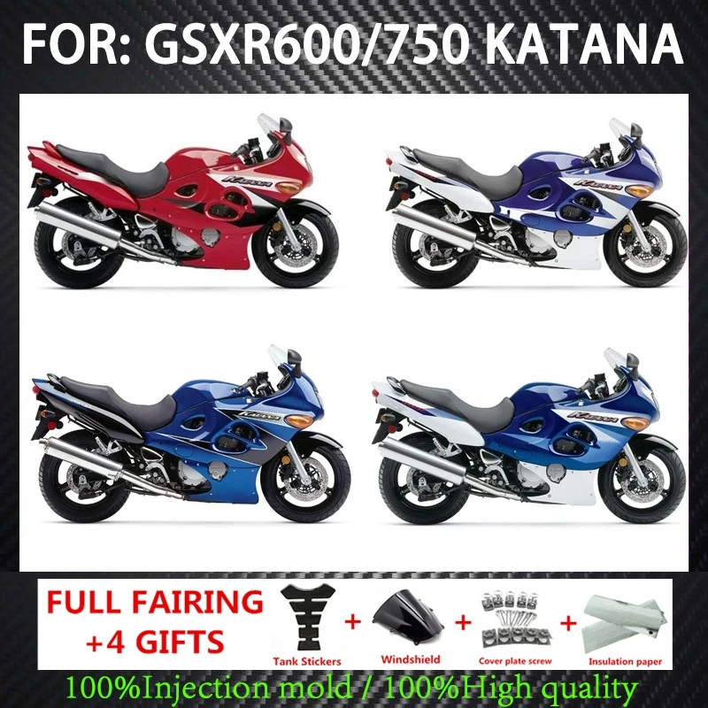 

Fairings Kits for GSX750 2002 GSX 600F Motorcycle full Fairing bodywork kits 98 99 GSX 750 Abs 1998 1999 2000 2001 2006 Katana