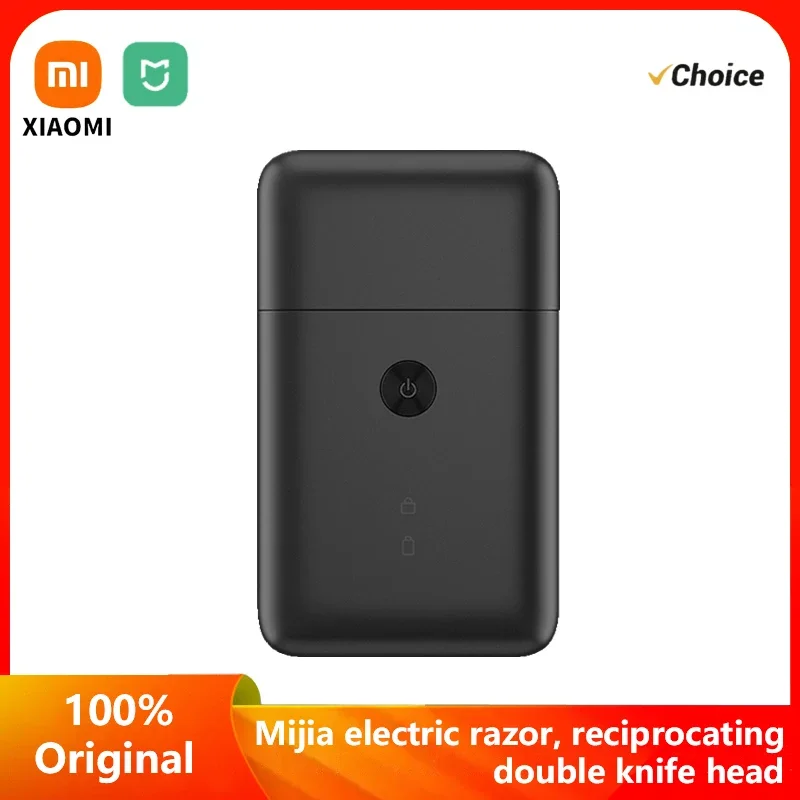 

Электробритва Xiaomi Mijia с двойным режущим лезвием, высокоскоростной двигатель с возвратно-поступательным движением, магнитное всасывание, IPX7, водонепроницаемая портативная бритва