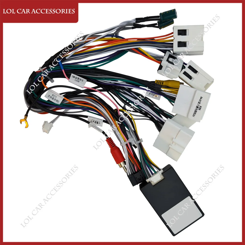 For Nissan Teana J31 Altima Cefiro 2004-2007 Car Radio Android Stereo Player Fascia Frame Power Cable Canbus Wiring Harness