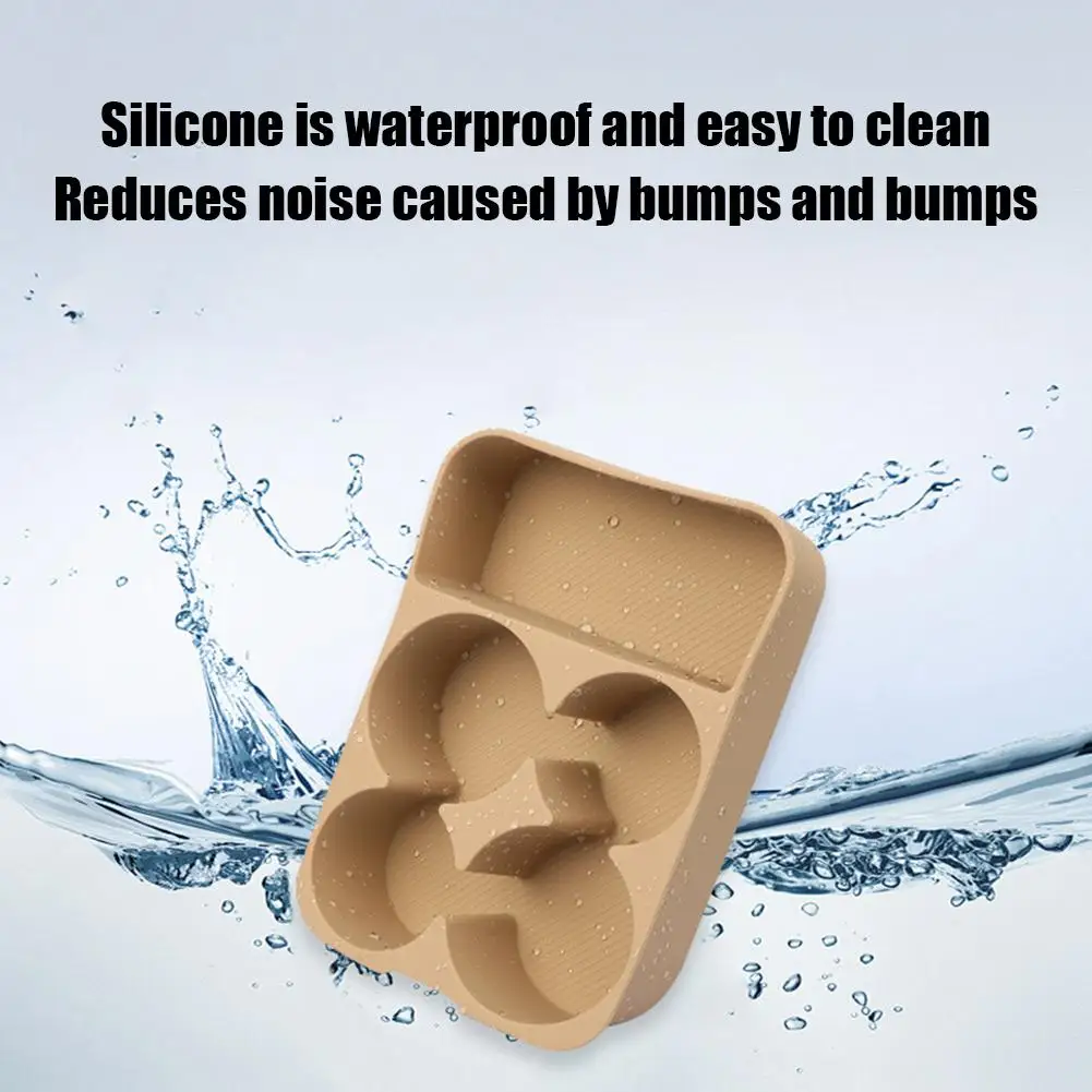 لتركيبة ليوبارد 8 اللون الأصلي سيارة سيليكون الثلاجة وسادة وحدة التحكم المركزية تخزين مسند الذراع صندوق حصيرة لوازم السيارات الداخلية