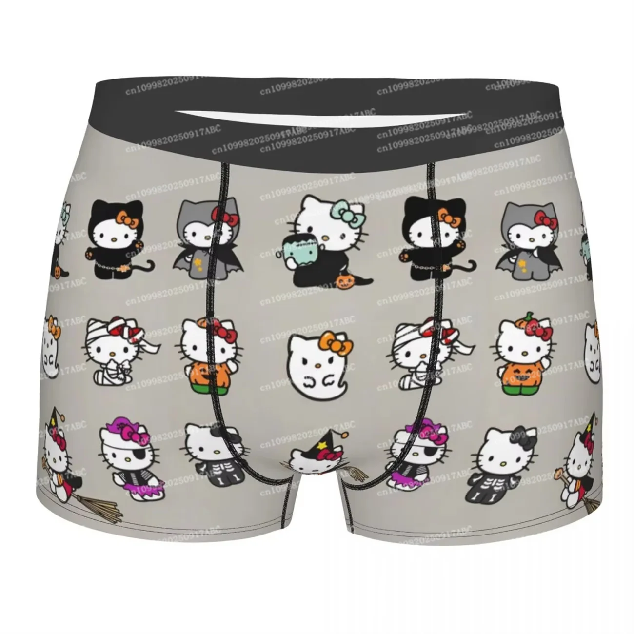 （Miniso） Majtki męskie Hello Kitty Majtki rozjaśniające Szorty Figi Miękkie majtki z podszewką Męskie Damskie Majtki S-4XL