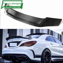 For Mercedes CLA Spoiler CLA45 W117 C117 Carbon Fiber Rear Trunk Wings Spoiler cla 200 250 260 Renntech 2013 2014 2015 2016 - UP